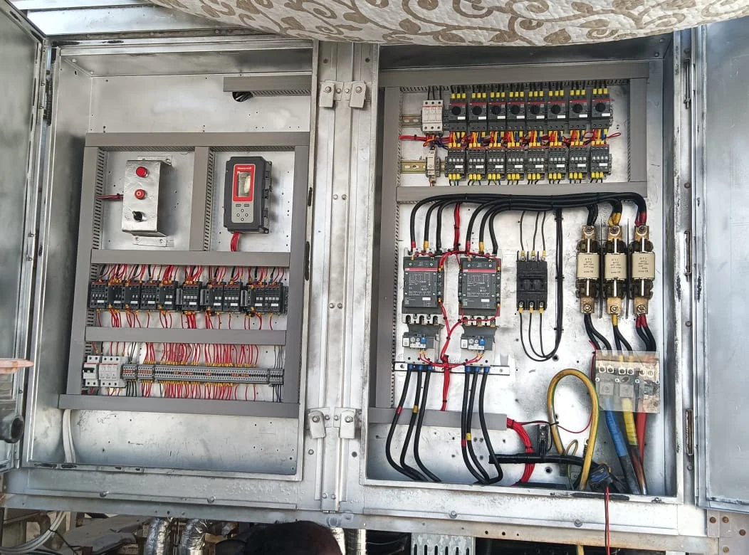 Chiller control panel upgrade installation